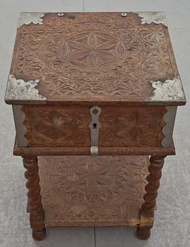 SCHATULL, barockstil, 1800-tal.