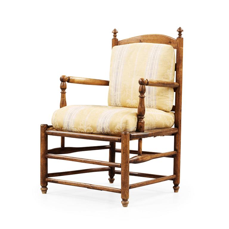 A Gustavian 18th century armchair.