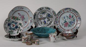 PARTI PORSLIN, orientaliskt, 10 delar.