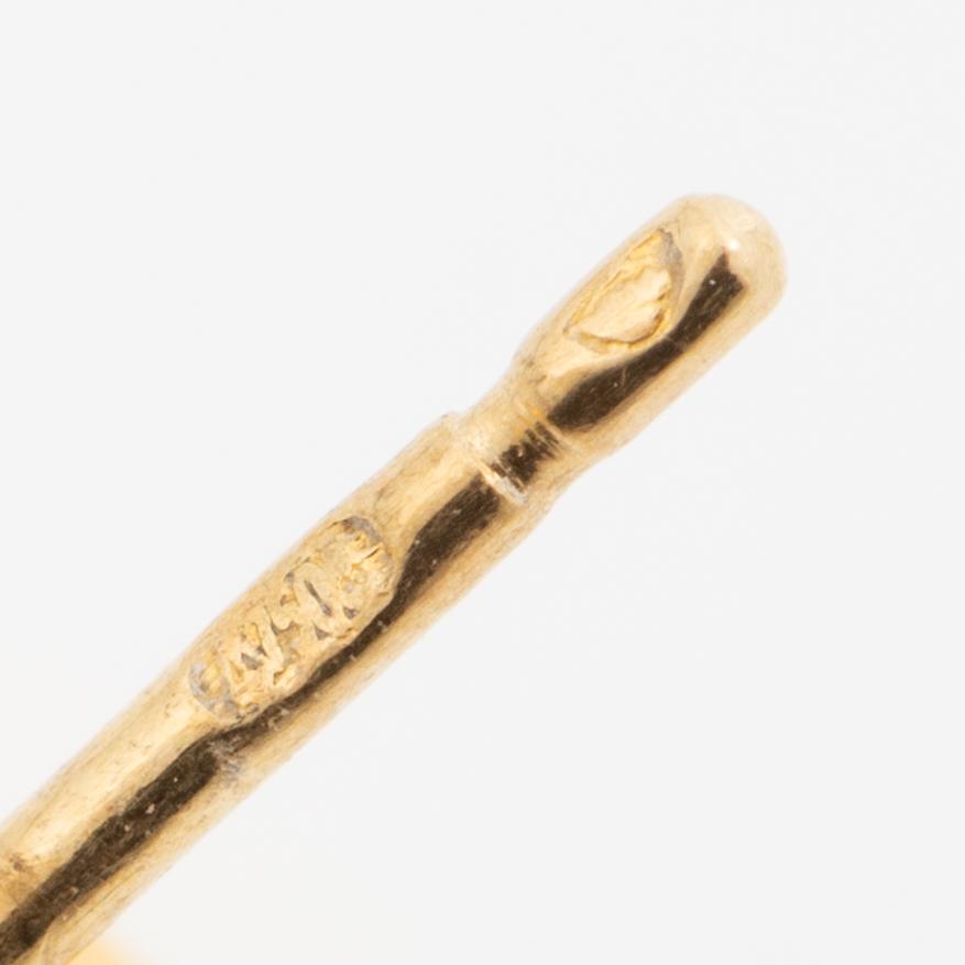 Lapponia, a pair of earrings, gold.