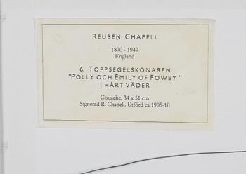 Reuben Chappell, Toppseglarskonaren "Polly och Emily" i  fint väder.