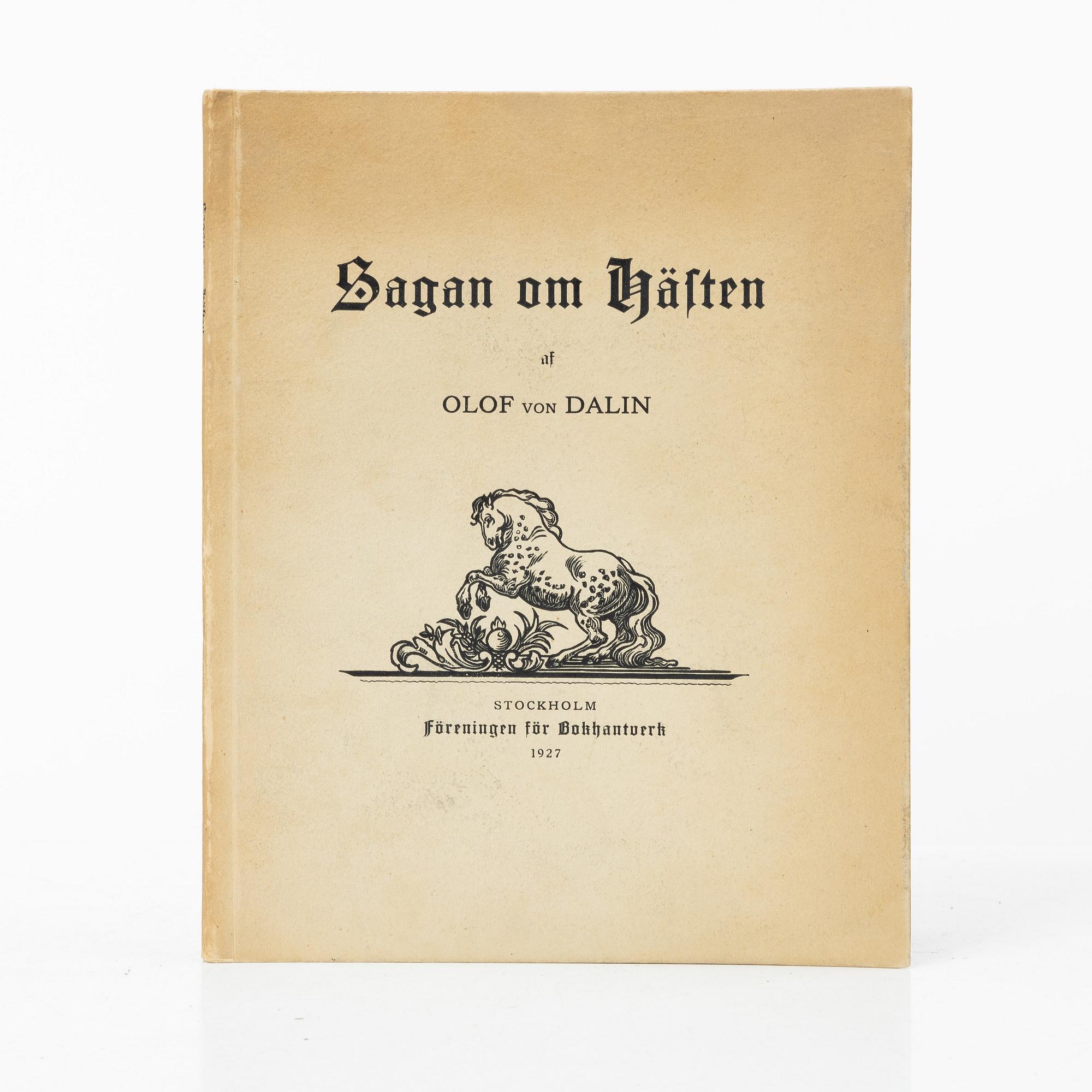 Böcker om hästar, hästskötsel och ridning.