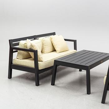 A lounge suite, with two sofas and one table, 'Stoltö', Hillerstorp.