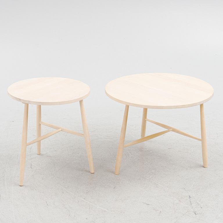 Nirvan Richter, coffee tables, 2 pcs, "Pinnbord", Norrgavel, contemporary.