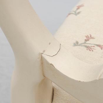 Dining group, 10 pieces, Gustavian style, 20th century.