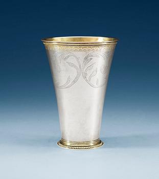 BÄGARE, av Jonas Ålander, Stockholm 1733. Vikt ca 412 gram.