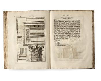 ANDREA PALLADIO (1518-1580). I Qvattro Libri dell´ architettura, Domenico de`Franceschi, Venedig 1570.