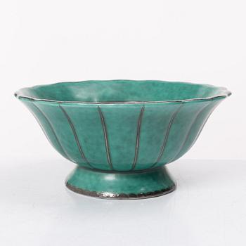 Wilhelm Kåge, a set of four "Argenta" pieces, Gustavsberg.