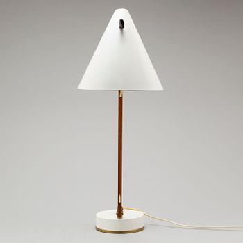 A 1950/60s teak and metal table lamp 'B 54' by Hans-Agne Jakobsson, Markaryd.