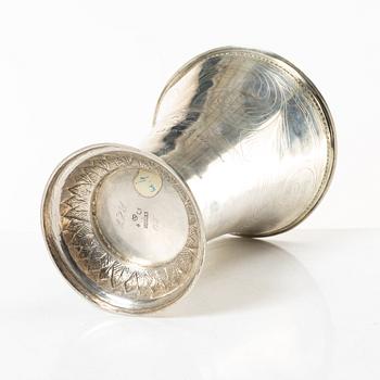 Olof Peter Almén, bägare, silver,Hedemora, 1809.