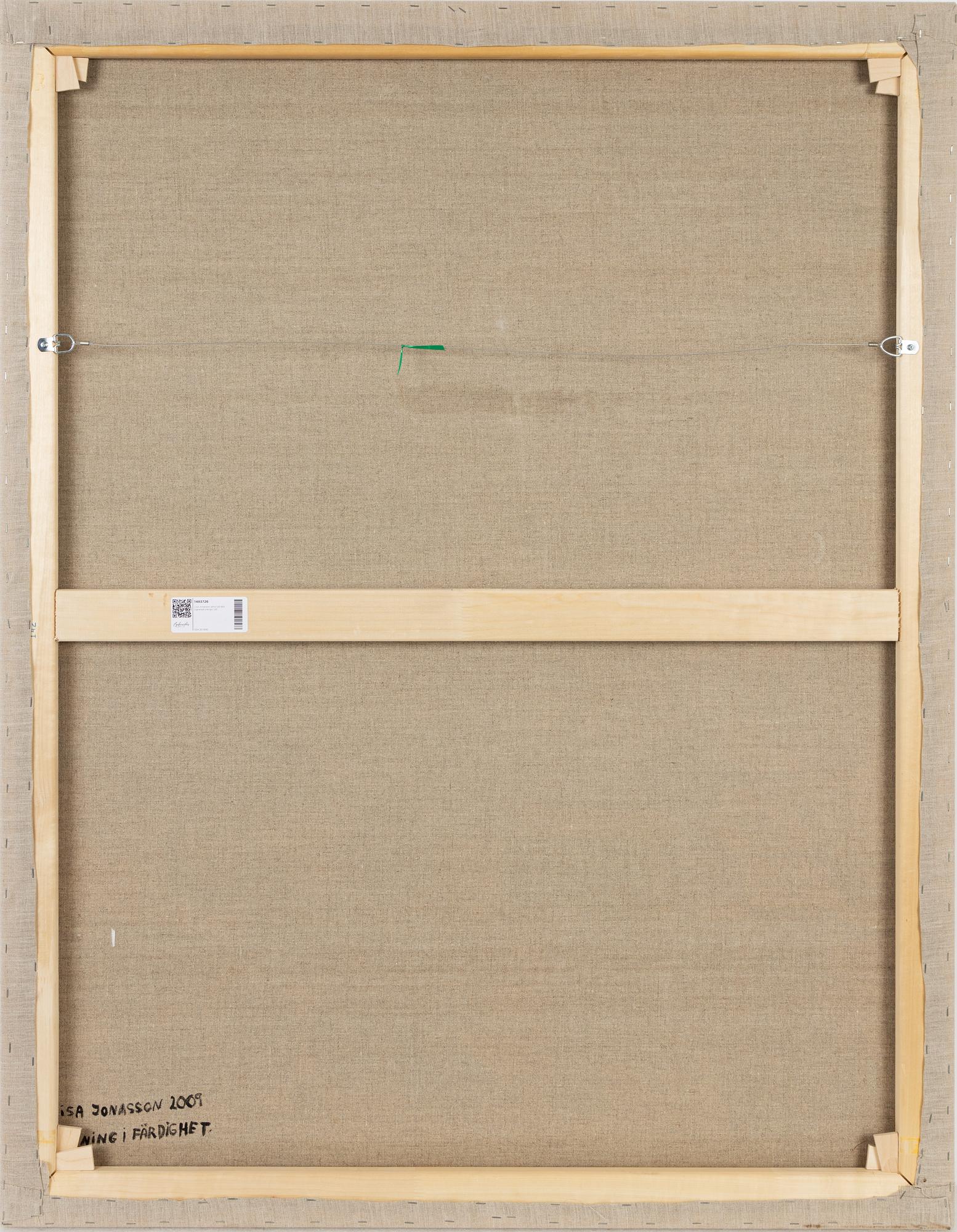 Lisa Jonasson, akryl på duk, signerad och daterad 2009 a tergo.