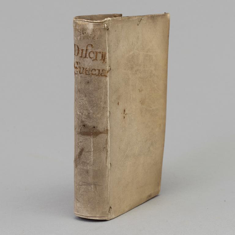 A book about Swedish history, 1633.