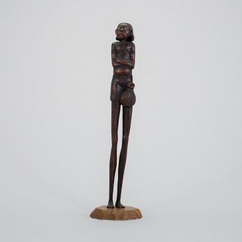 SKULPTUR, trä, möjligen Japan, omkring 1900.