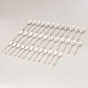 SAMUEL MIKA WESTERLUND, LUSIKOITA, 36 kpl, hopeaa, Porvoo 1903.