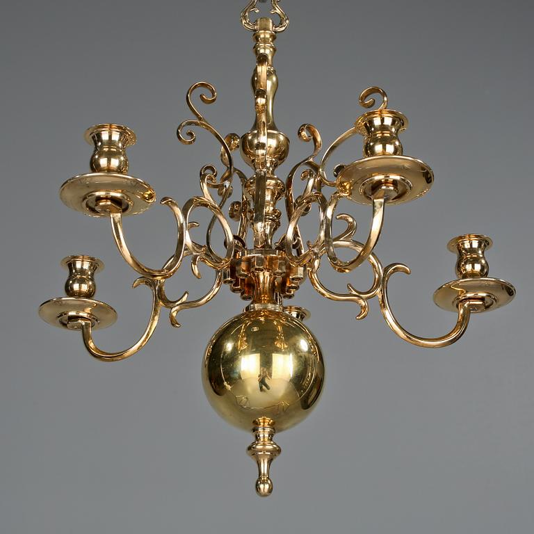 TAKKRONA, barockstil, Skultuna, 1900-talets andra hälft. Höjd ca 46 cm.