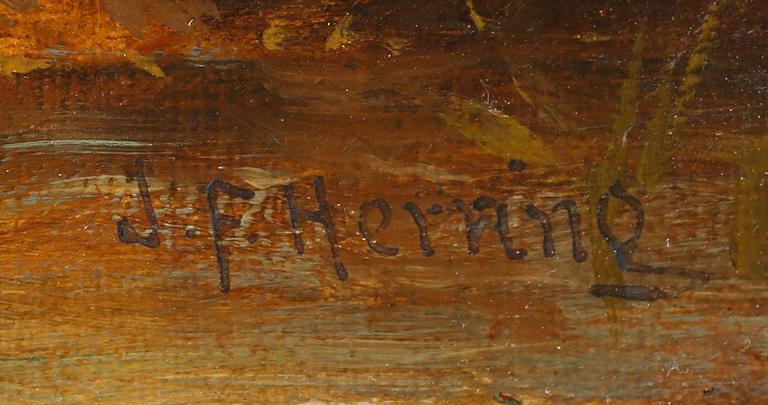 John Frederick II HERRING, olja på duk, signerad.