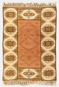 Hårgarnsmatta, 1920-tal. Ca 325 x 227 cm.