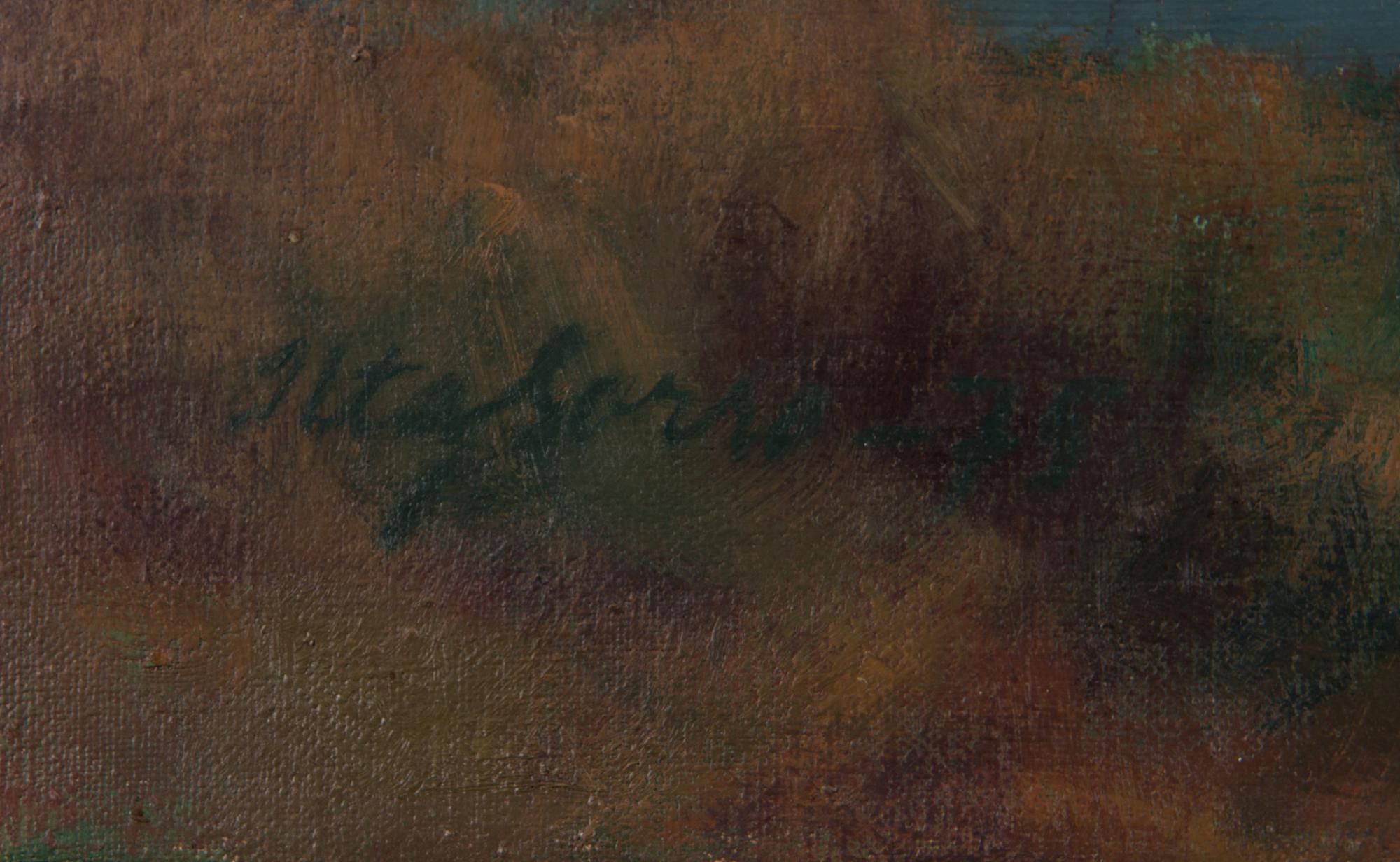 ILTA SORRO Oil On Canvas Signed And Dated 75 Bukowskis
