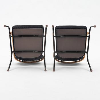 Mats Theselius, a pair of easy chairs, 'The Bamboo King', ed. 171-172/360, Källemo, Sweden, post 2000.