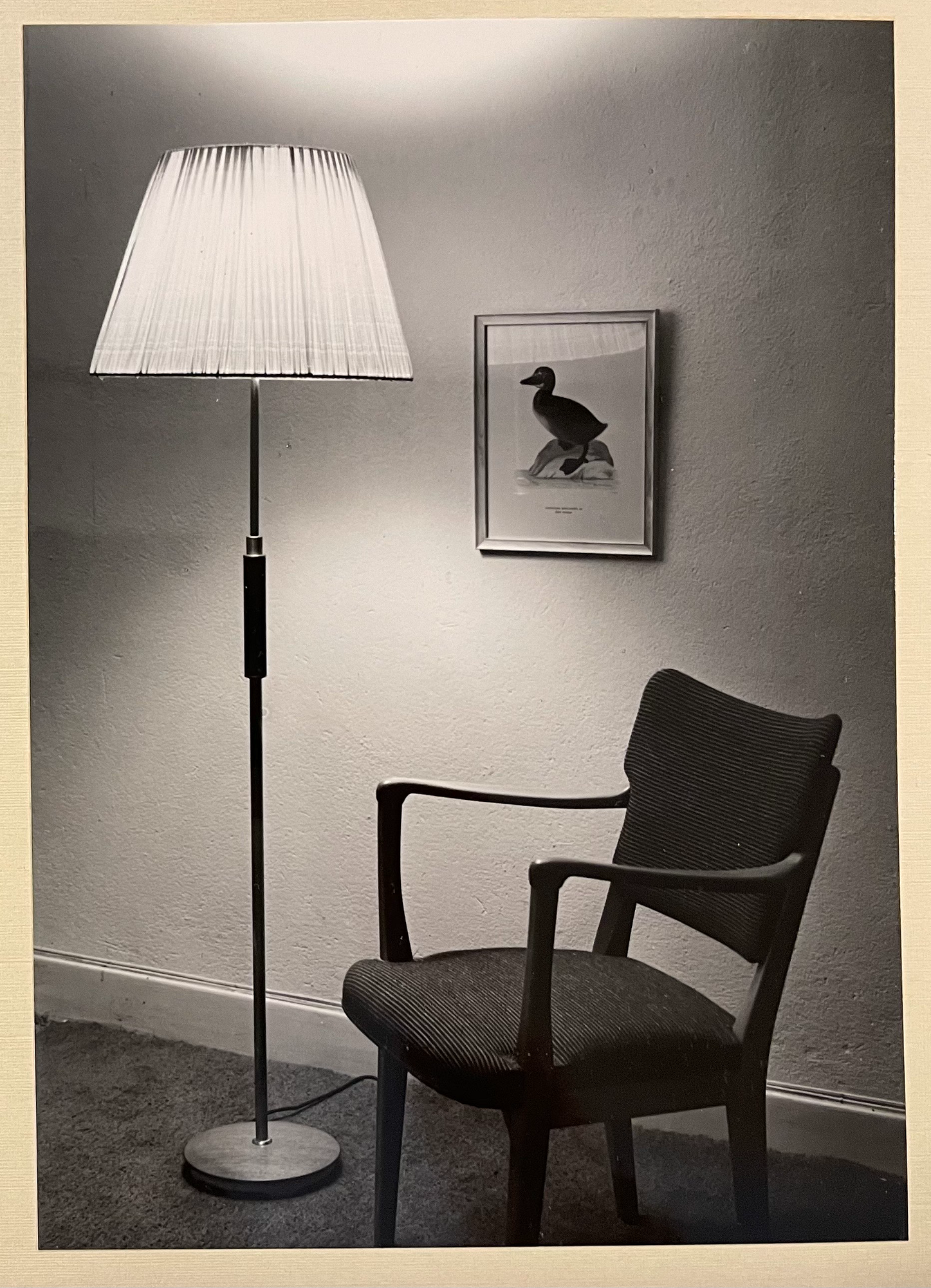 Bertil Brisborg, a model "531-101" floor lamp, The "Triva"-series, Nordiska Kompaniet, Sweden, 1940's/50's.