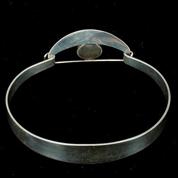 ARMBAND, silver, kattöga, Finland 1960-tal. Vikt 14,5 g.