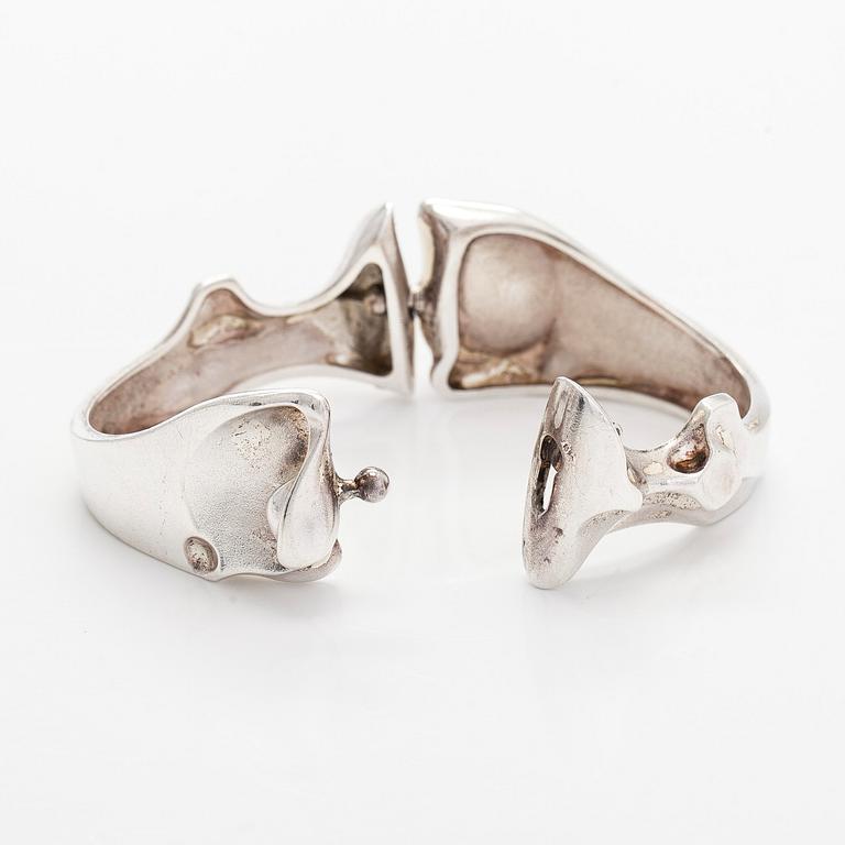Björn Weckström, bracelet, "Zelda", silver. Lapponia, 1982.