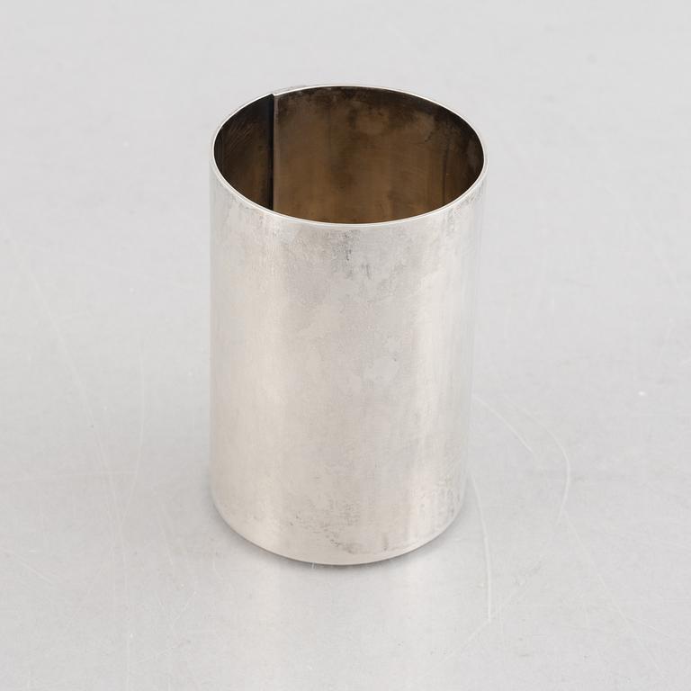 Barbro Littmarck, cup, sterling silver, W.A. Bolin, Stockholm 1971.