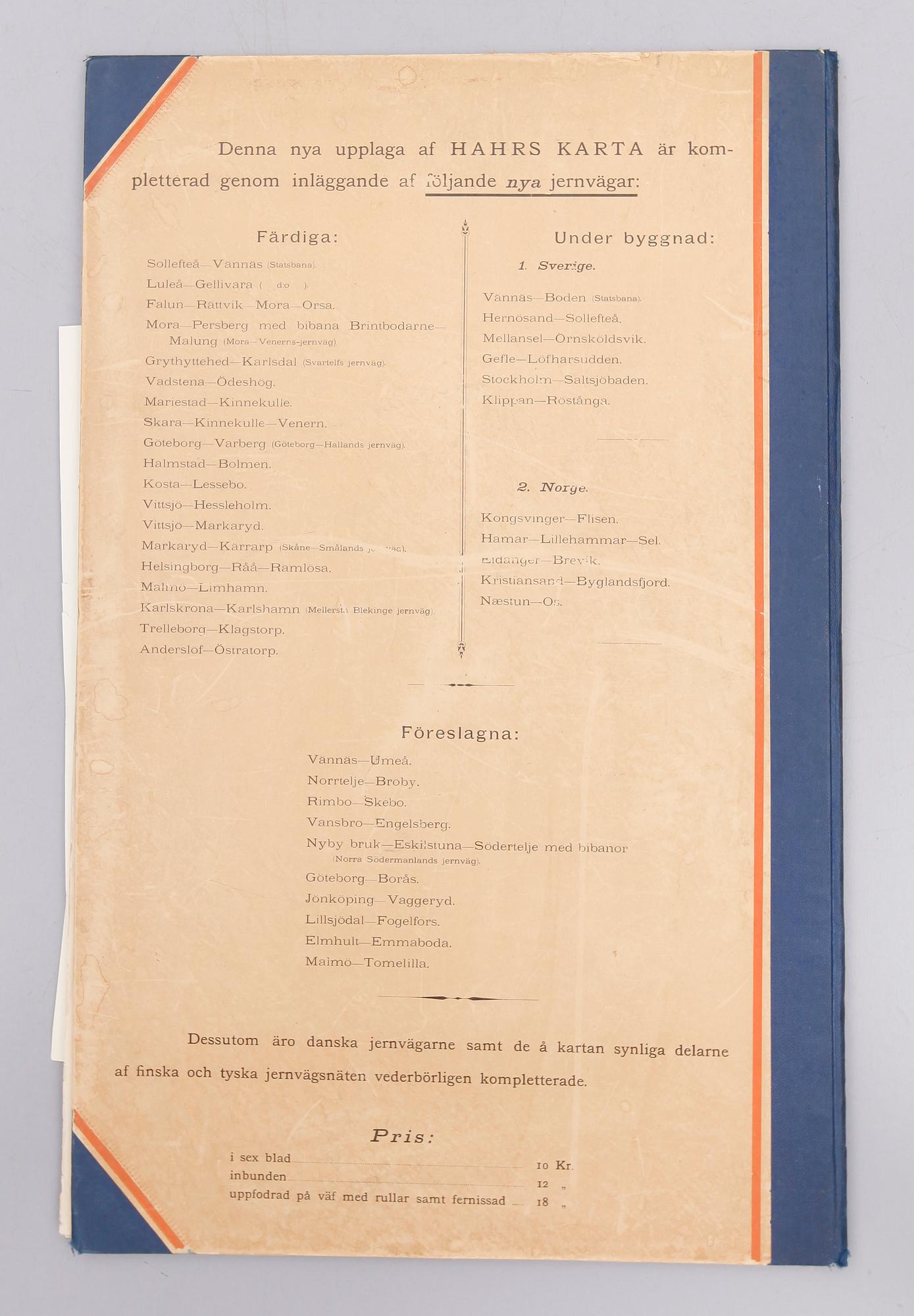 KARTOR över Södermanland, sekelskiftet 1900.