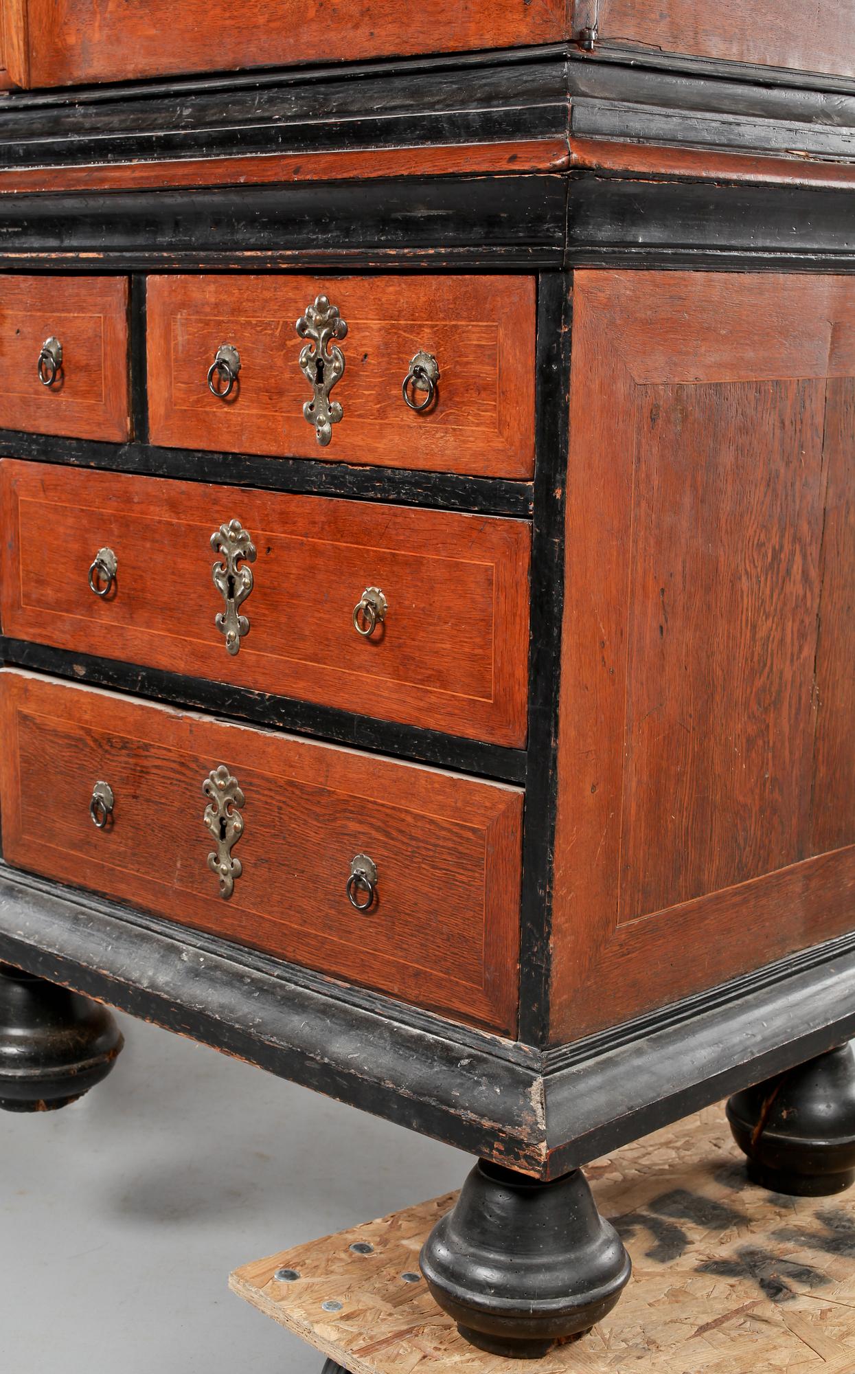 SKÅP, barock, 1700-tal.