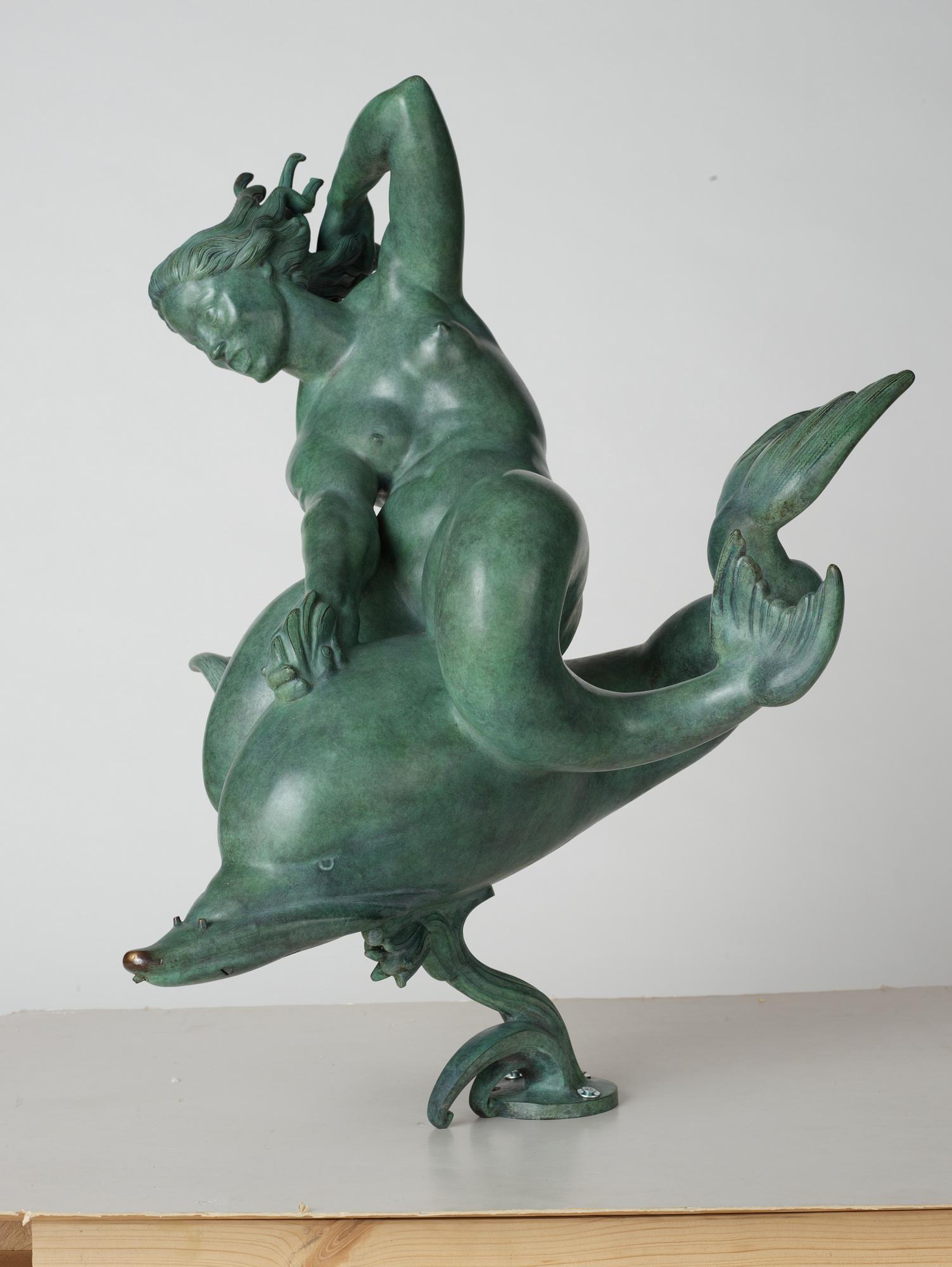 Carl Milles, Naiad and dolphin.
