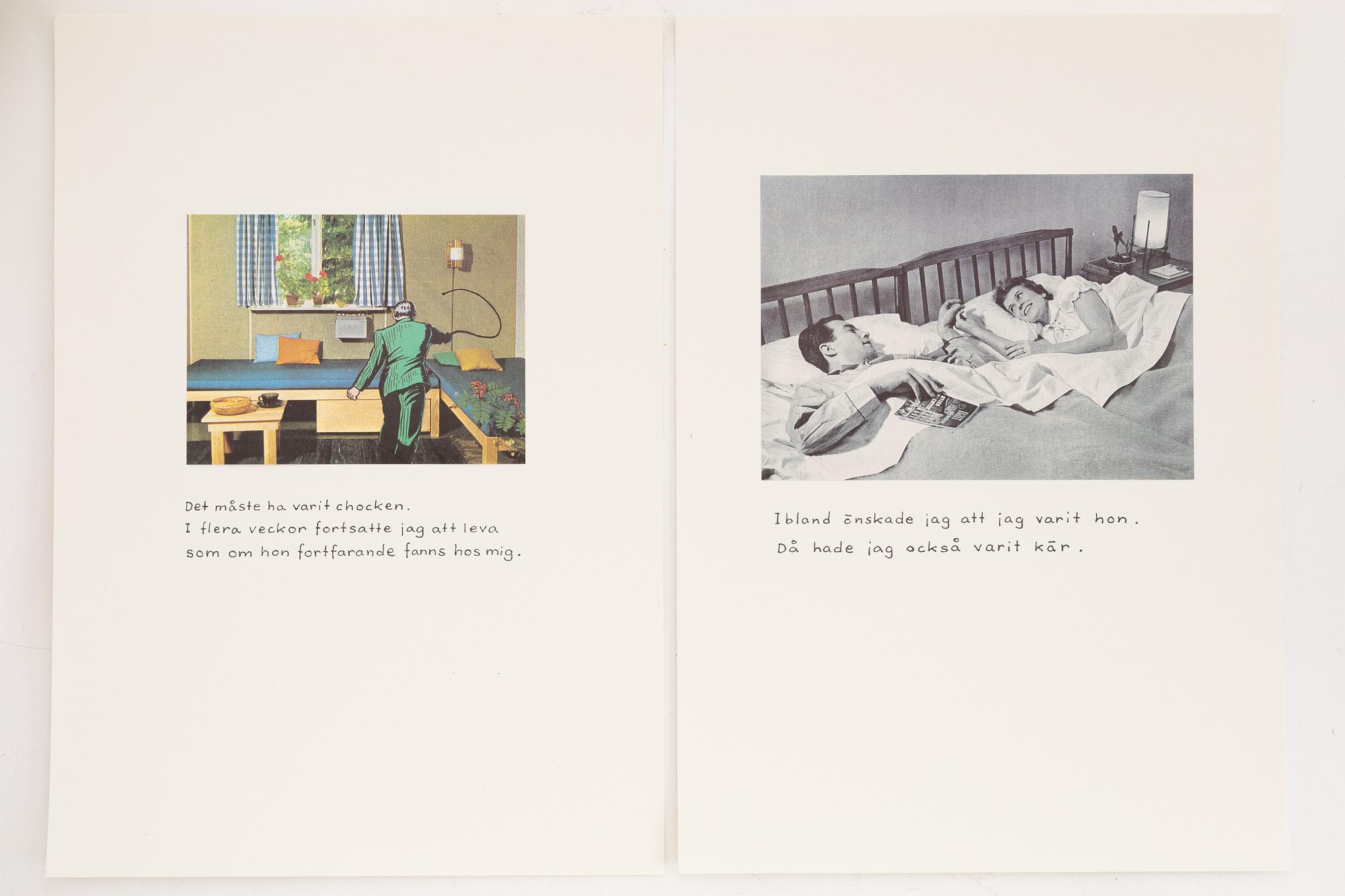 Jan Stenmark, portfolio signerad numrerad 206/500 med 16 grafiska blad.