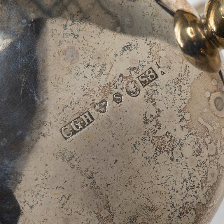 A Swedish 20th century silver tankard, mark of CG Hallberg, Stockholm 1944.