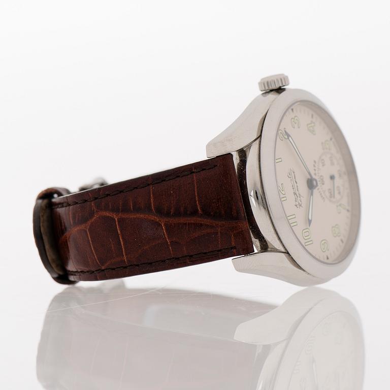 AUGUSTE REYMOND, Unitas 6498, wrist watch, 44 mm.