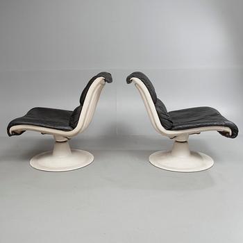 FÅTÖLJER, ett par, Yrjö Kukkapuro, Haimi, 1960-70-tal.