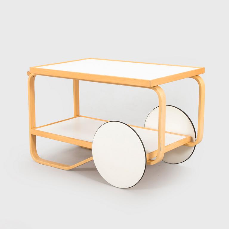 Alvar Aalto, a 1970s '901' tea trolley for Artek.