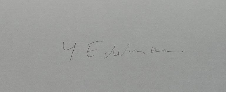 YRJÖ EDELMANN, färglitografi, signerad och numrerad HC 12/50.