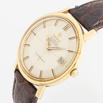 Omega, Constellation, "Pie-Pan", wristwatch, 35.5 mm.