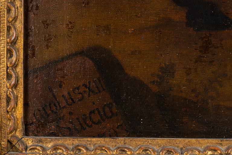 David von Krafft His studio, King Charles XII on horse back (1682-1718).