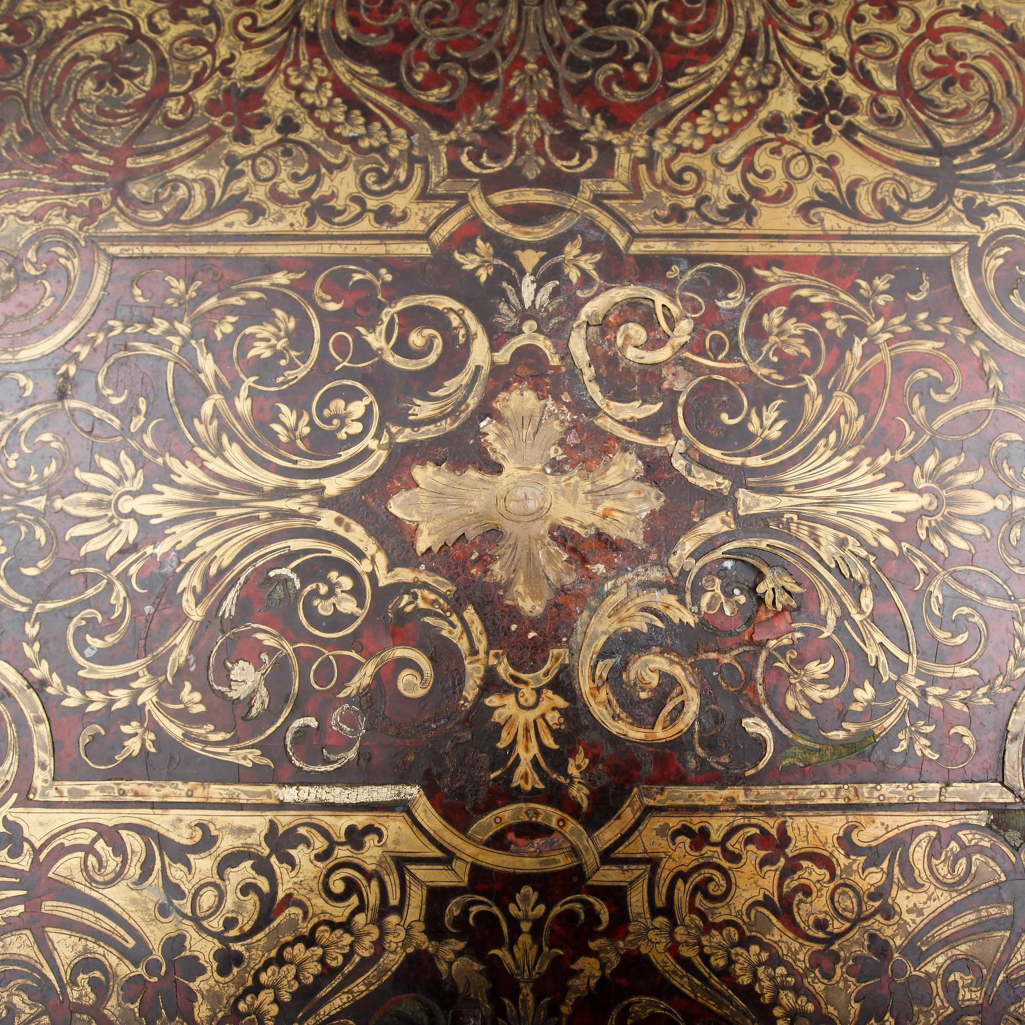 SKRIVBORD, boulle-arbete, Frankrike, 1800-tal.