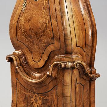 An astronomical longcase clock by Johann Joseph Langschwert court-watchmaker, Würzburg, circa 1750.