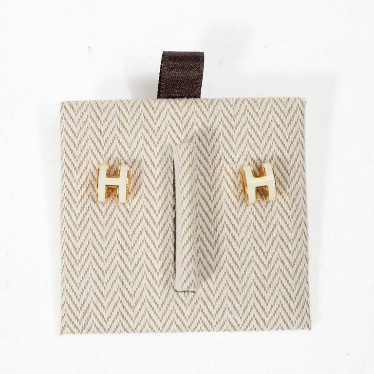 Hermès, earrings, "Mini Pop H".