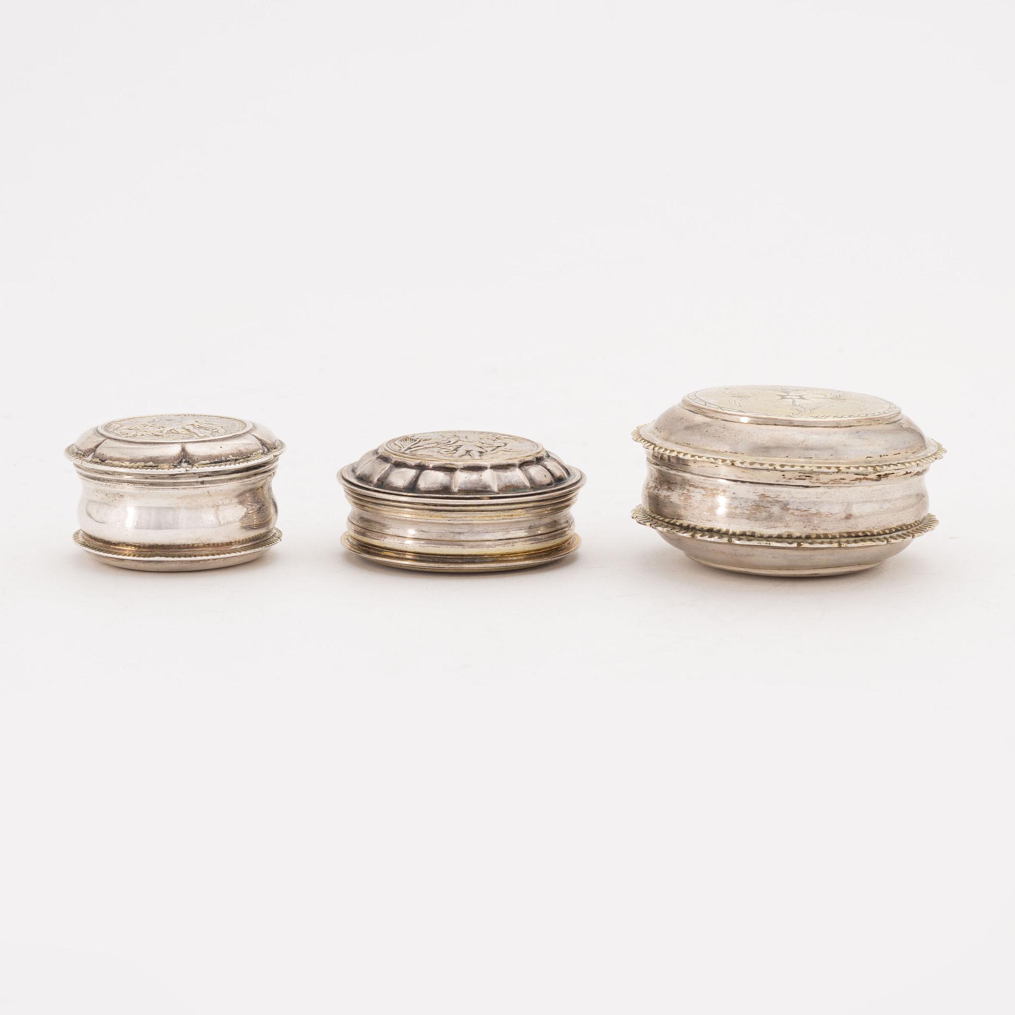 Kyrkdosor, 3st, 17/1800-tal.