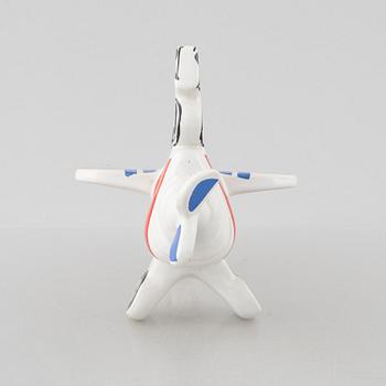 Lisa Larson, figurin, stengods, "Flygplan", ur serien "Traffic", Gustavsberg 1971-73.