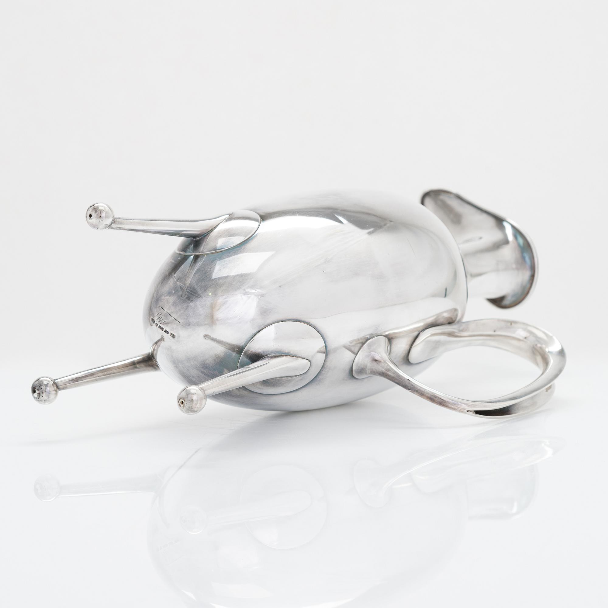 Tapio Wirkkala, vinkanna, TW 77, silver, Kultakeskus, Tavastehus 1959.