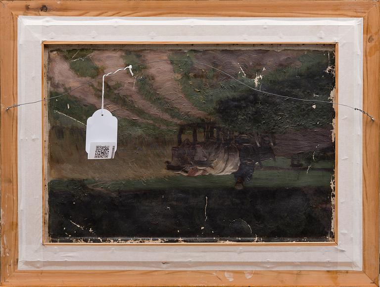 PAUL HEY, olja på duk, signerad, a tergo målning.