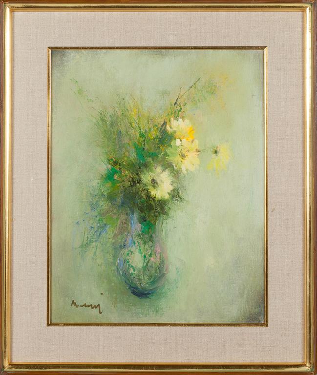 Elvi Maarni, Flowers in vase.