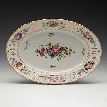 TALLRIKAR, 2 st, OCH STEKFAT, Frankrike/Ryssland, empire 1800-talets början.