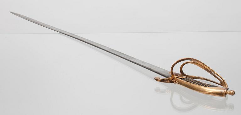 A ST. ANNE'S NAVAL SWORD.
