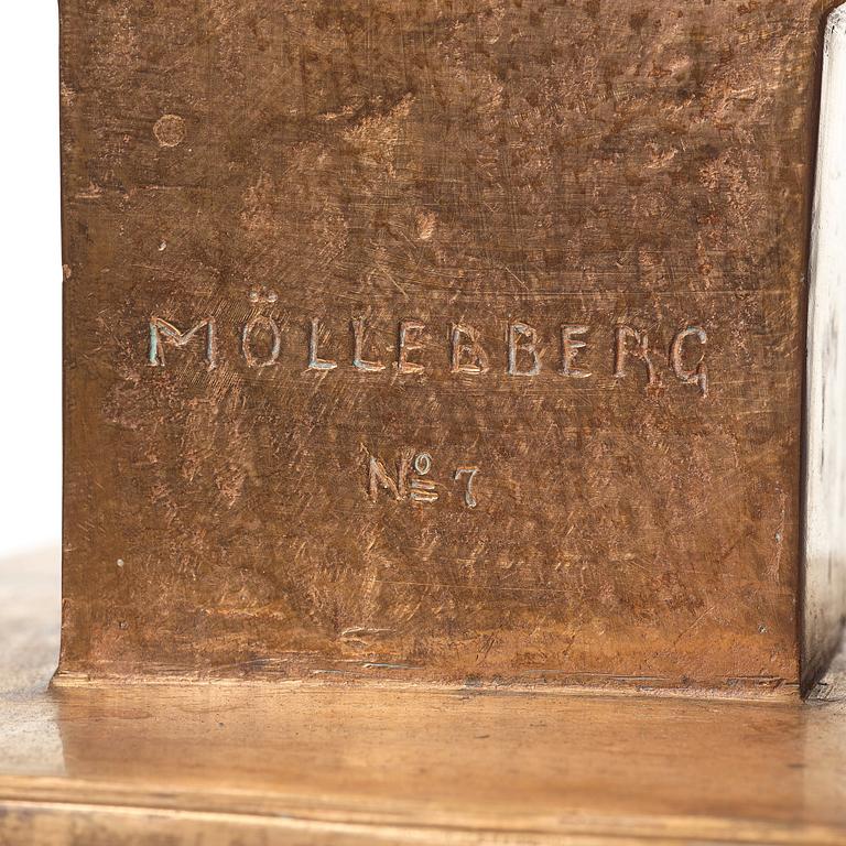 A Nils Möllerberg signed and numbered 7 bronze sculpture.