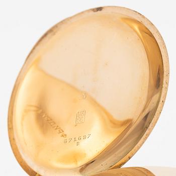 F. Winter, pocket watch, hunter, 54 mm.